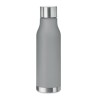 Bouteille Éco-responsable en RPET 600ml Personnalisée GLACIER Matières : PET recyclé Couleurs : gris transparent cadeau entrepri