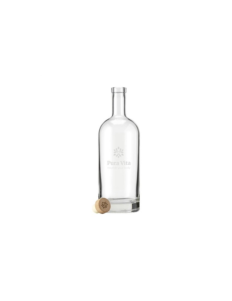 Helsinki Water Bottle Wooden Cork Stopper 1L