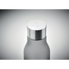 Bouteille Éco-responsable en RPET 600ml Personnalisée GLACIER Matières : PET recyclé Couleurs : gris transparent objet publicita