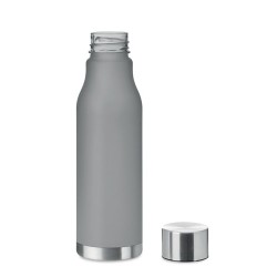 Bouteille Éco-responsable en RPET 600ml Personnalisée GLACIER Matières : PET recyclé Couleurs : gris transparent personnalisable