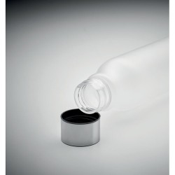 Bouteille Éco-responsable en RPET 600ml Personnalisée GLACIER Matières : PET recyclé Couleurs : blanc transparent personnalisati