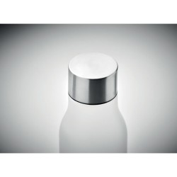 Bouteille Éco-responsable en RPET 600ml Personnalisée GLACIER Matières : PET recyclé Couleurs : blanc transparent cadeau client 