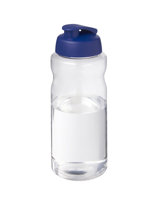 Bouteille de sport H2O Active® Base Pure de 1 L à couvercle rabattable