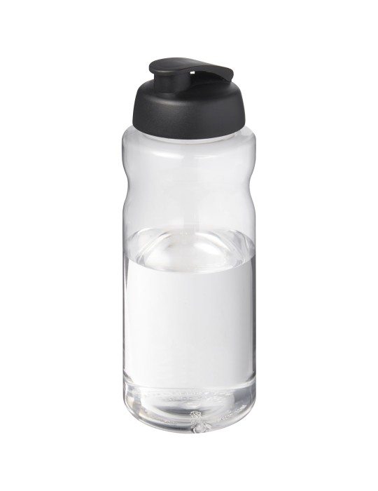 Bouteille de sport H2O Active® Base Pure de 1 L à couvercle rabattable