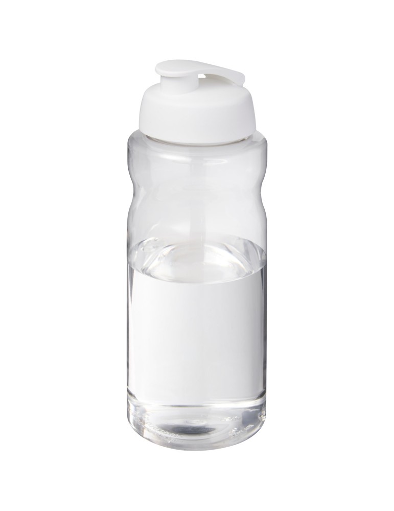 Bouteille de sport H2O Active® Base Pure de 1 L à couvercle rabattable