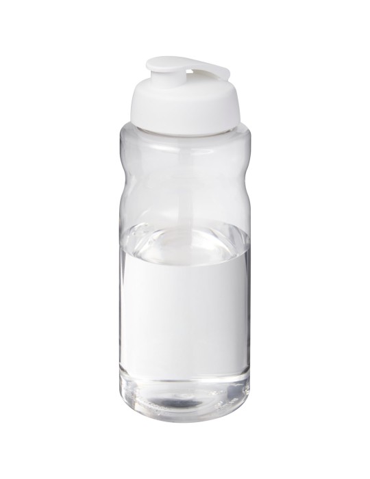 Bouteille de sport H2O Active® Base Pure de 1 L à couvercle rabattable