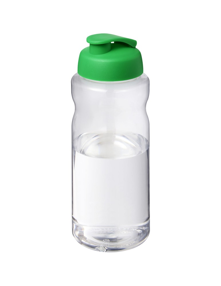 Bouteille de sport H2O Active® Base Pure de 1 L à couvercle rabattable