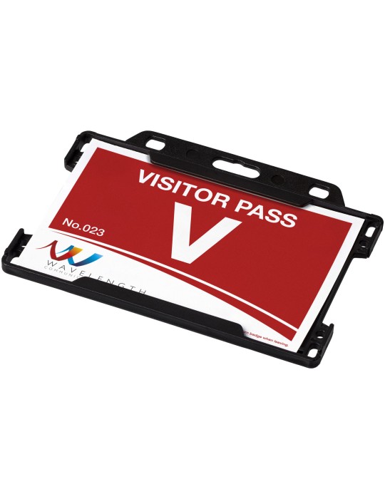 Porte-cartes Vega en plastique recyclé