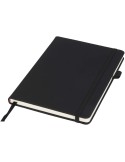 Carnet de notes publicitaire à couverture PU noire | Noir
