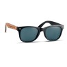 Lunettes de soleil Éco-responsables en liège Personnalisées PALOMA Matières : Polycarbonate (PC) Couleurs : noir cadeau entrepri
