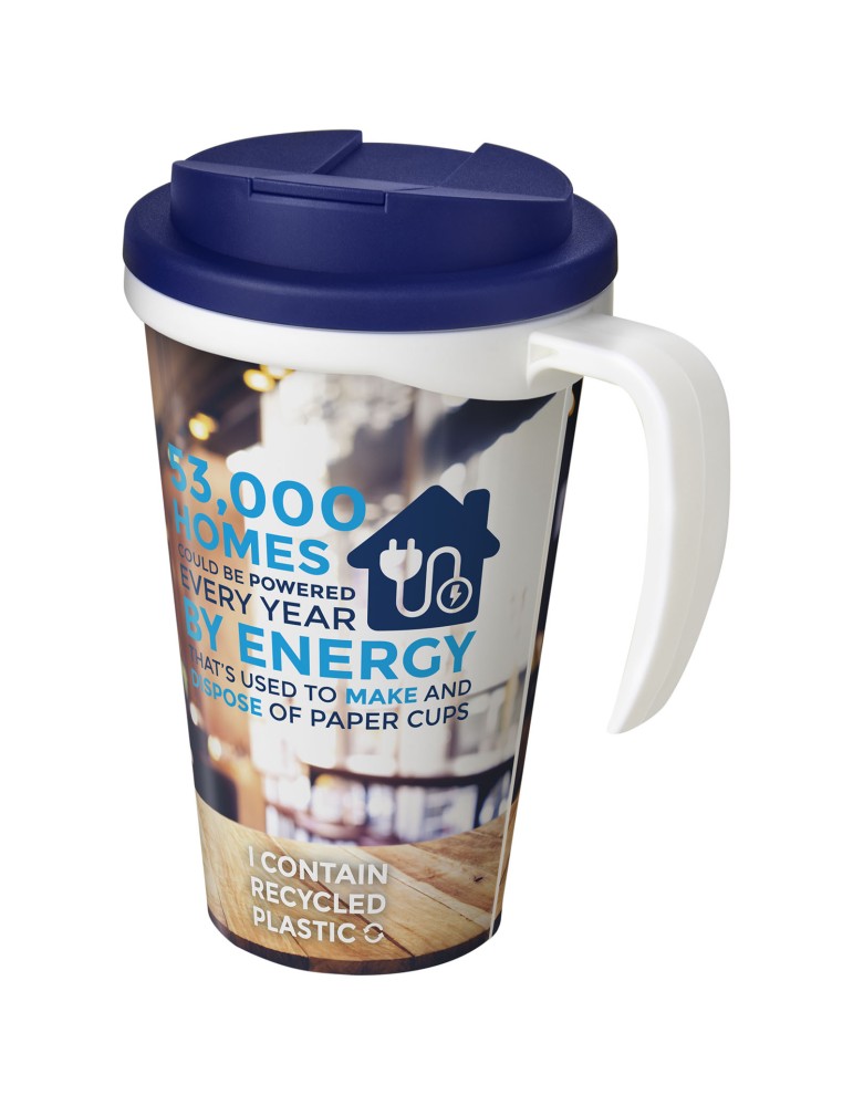 Mug isolant Brite-Americano® Grande 350ml avec couvercle anti fuite