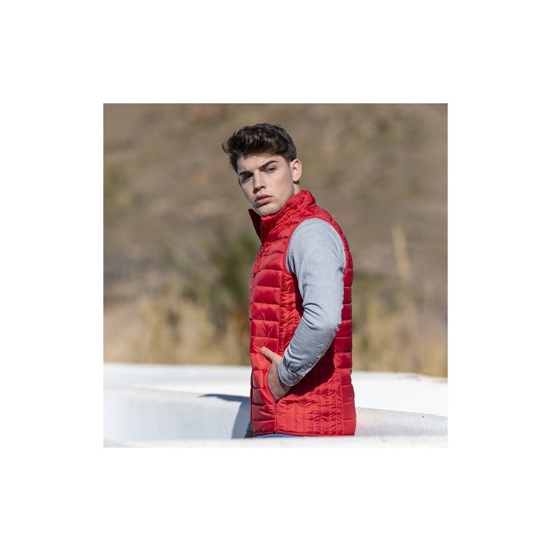 Gilet Bodywarmer Personnalisé Belsan Matières : polyester Taille textile : L Couleurs : bleu marine accessoire événementiel uniq