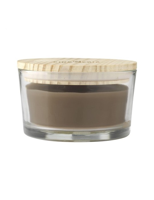 Wooosh Flame Scented Candle Dark Amber bougie parfumée