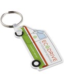 Porte-clés minibus en plastique recyclé HIPS, goodies | Tait