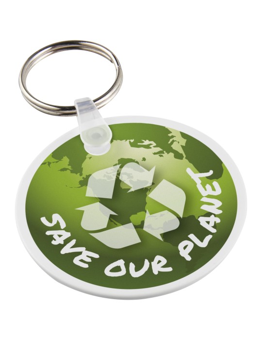 Porte-clés recyclé Tait circulaire