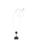 Lace Lanyard GRS RPET 0,5 cm cordelière téléphonique