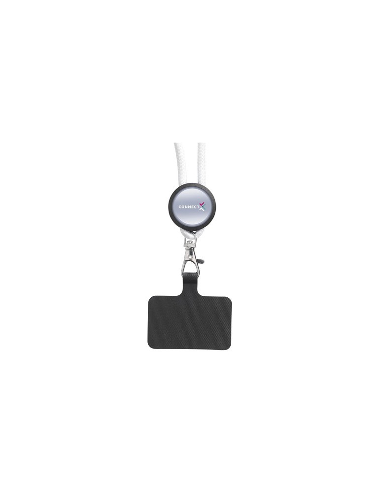 Lace Lanyard GRS RPET 0,5 cm cordelière téléphonique