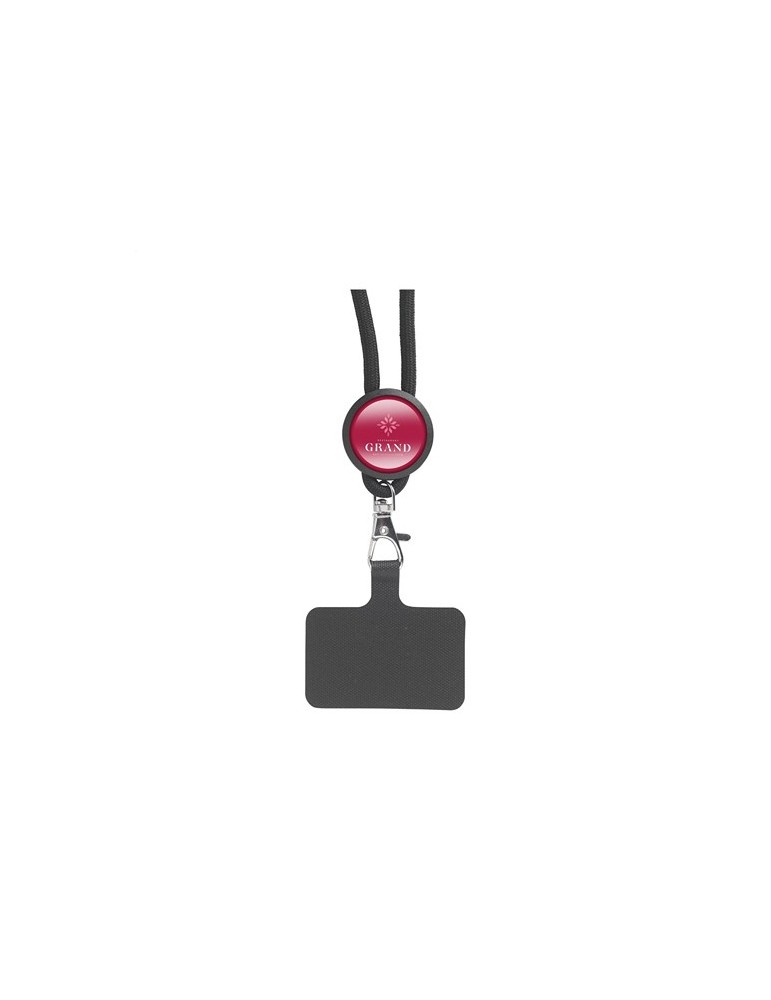 Lace Lanyard GRS RPET 0,5 cm cordelière téléphonique