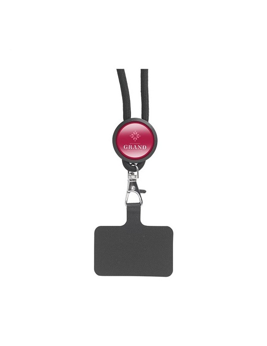 Lace Lanyard GRS RPET 0,5 cm cordelière téléphonique