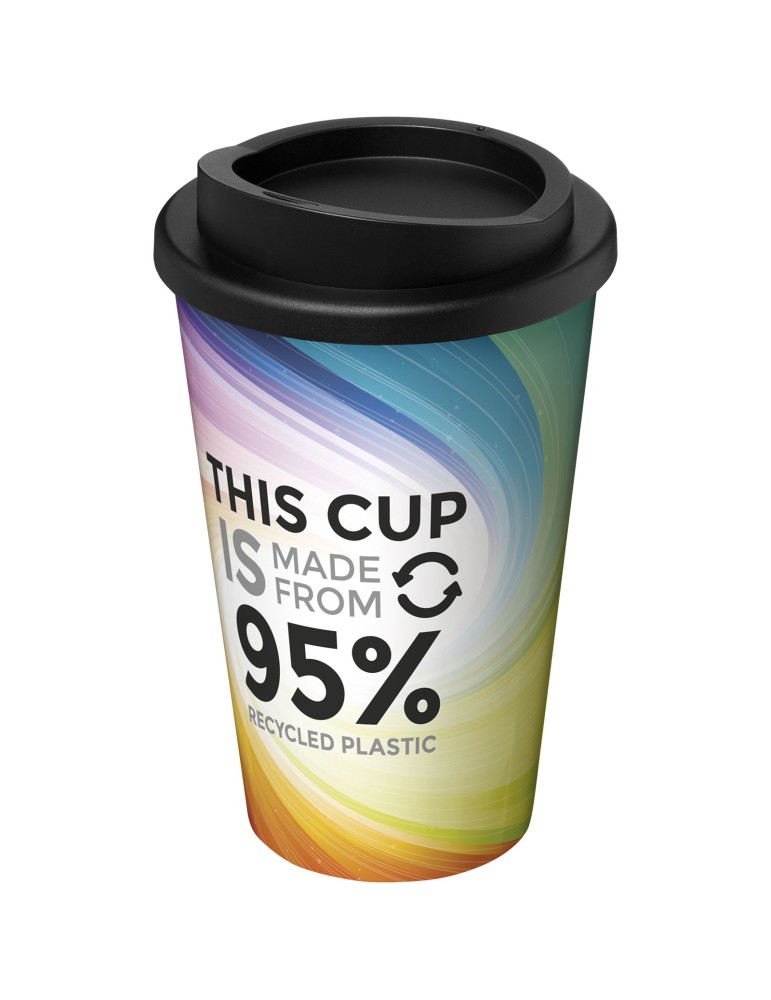 Gobelet avec isolation Brite-Americano® Recycled de 350 ml