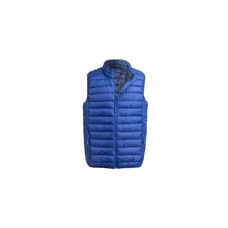 Gilet Bodywarmer Personnalisé Belsan Matières : polyester Taille textile : L Couleurs : bleu marquage laser ultra précis