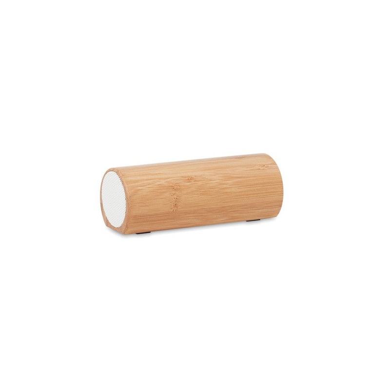 Haut-parleur Éco-responsable Personnalisé en Bambou - SPEAKBOX Matières : bambou Couleurs : bois