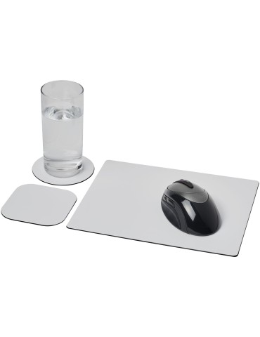Ensemble de tapis de souris et sous-verre Brite-Mat®