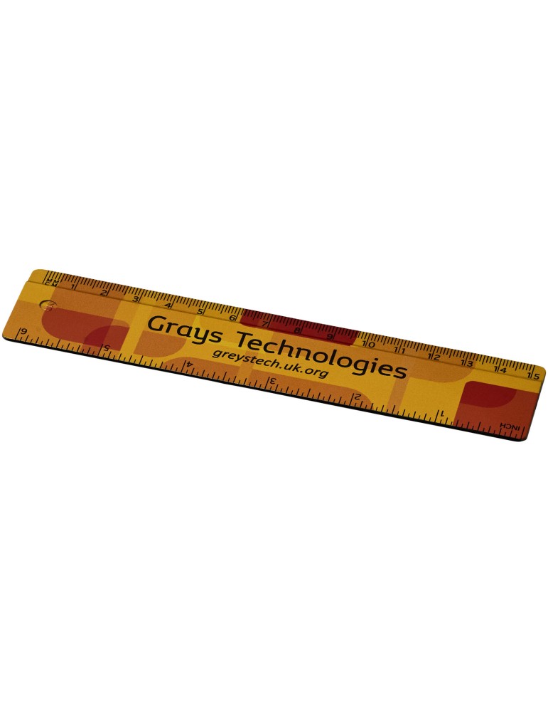 Règle Terran 15 cm 100 % plastique recyclé