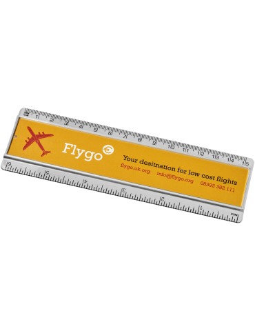 Règle en plastique Ellison 15 cm avec insertion de papier décoratif