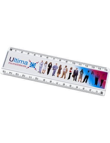 Règle en plastique Ellison 15 cm avec insertion de papier décoratif 2