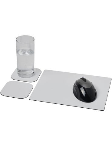 Ensemble de tapis de souris et de dessous de verre Brite-Mat® 3
