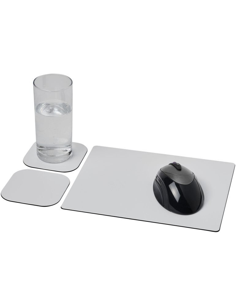 Ensemble de tapis de souris et de dessous de verre Brite-Mat® 3
