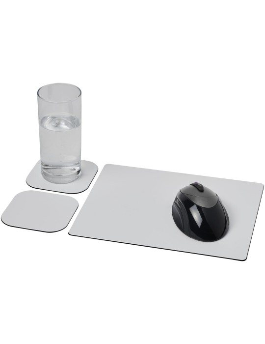 Ensemble de tapis de souris et de dessous de verre Brite-Mat® 3