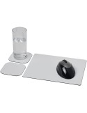 Ensemble tapis et deux sous-verres publicitaires, Brite-Mat