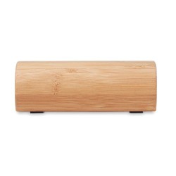Haut-parleur Éco-responsable Personnalisé en Bambou - SPEAKBOX Matières : bambou Couleurs : bois cadeau entreprise pas cher