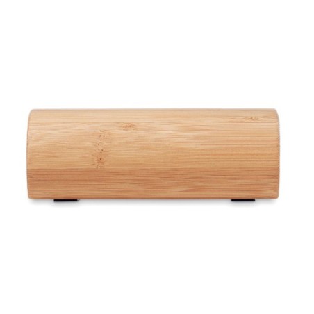Haut-parleur Éco-responsable Personnalisé en Bambou - SPEAKBOX Matières : bambou Couleurs : bois cadeau entreprise pas cher