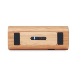 Haut-parleur Éco-responsable Personnalisé en Bambou - SPEAKBOX Matières : bambou Couleurs : bois goodies publicitaire événementi