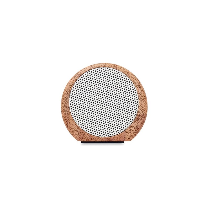 Haut-parleur Éco-responsable Personnalisé en Bambou - SPEAKBOX Matières : bambou Couleurs : bois impression haute définition