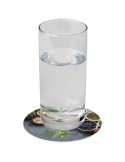 Dessous de verre rond 9,5 cm, objet publicitaire | Lumin