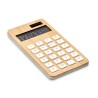 Calculatrice 12 chiffres personnalisée CALCUBIM Matières : bambou Couleurs : bois cadeau entreprise pas cher