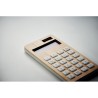 Calculatrice 12 chiffres personnalisée CALCUBIM Matières : bambou Couleurs : bois impression haute définition
