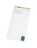 Bloc-notes 1/3 A4 publicitaire, papier recyclé 80 g/m²