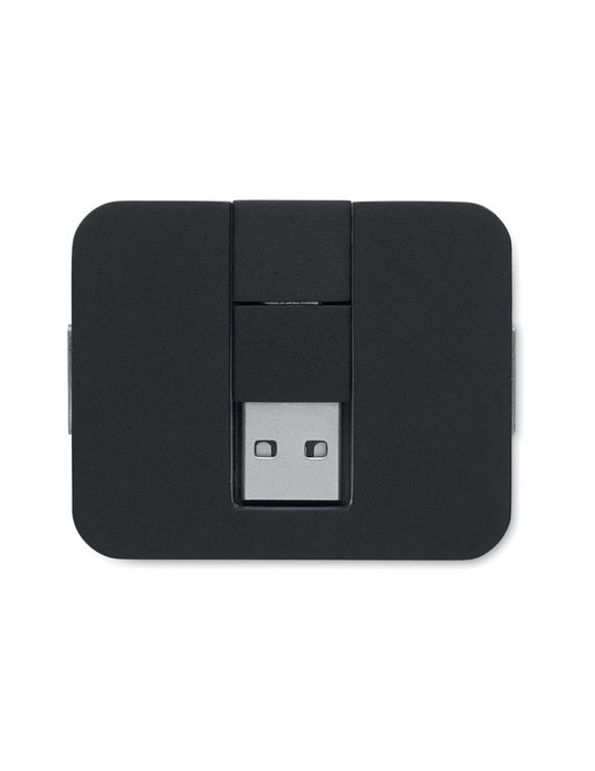 Hub USB 4 Ports Personnalisé - SQUARE-C Accessoire High-Tech pas cher