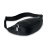 Sac banane  personnalisé en RPET 210D PARKPET Matières : PET recyclé Couleurs : noir