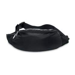 Sac banane  personnalisé en RPET 210D PARKPET Matières : PET recyclé Couleurs : noir 2