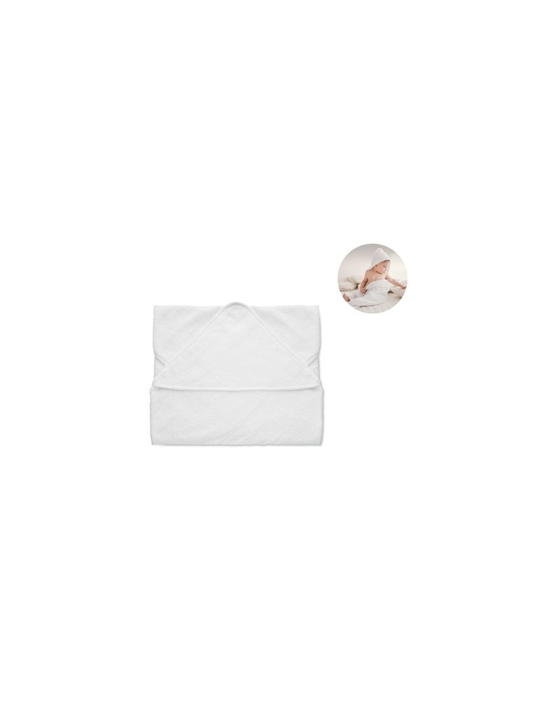Cape de Bain en Coton Personnalisée - HUGME pas cher