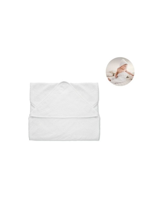 Cape de Bain en Coton Personnalisée - HUGME pas cher