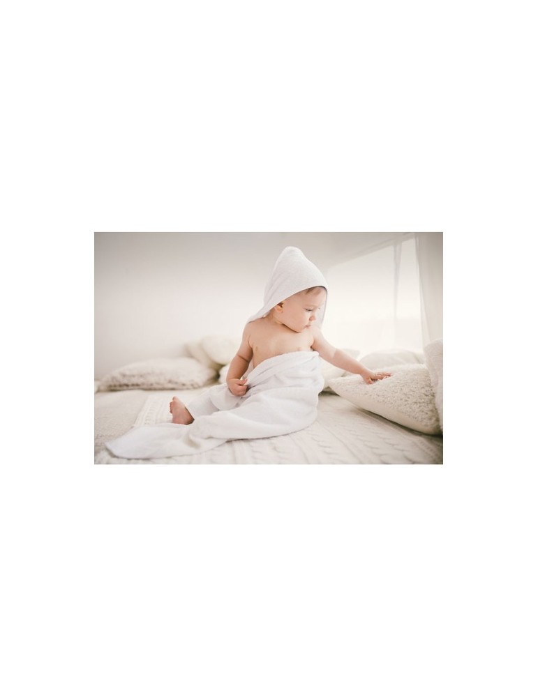 Cape de Bain en Coton Personnalisée - HUGME pas cher