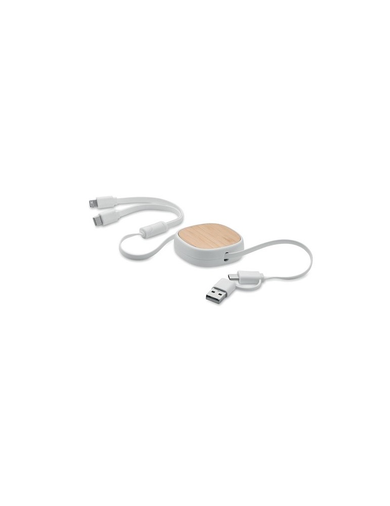 Câble USB rétractable Pratique et Élégant Personnalisé - TOGOBAM pas cher