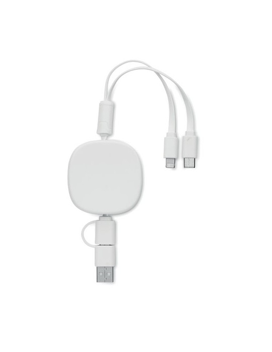 Câble USB rétractable Pratique et Élégant Personnalisé - TOGOBAM pas cher